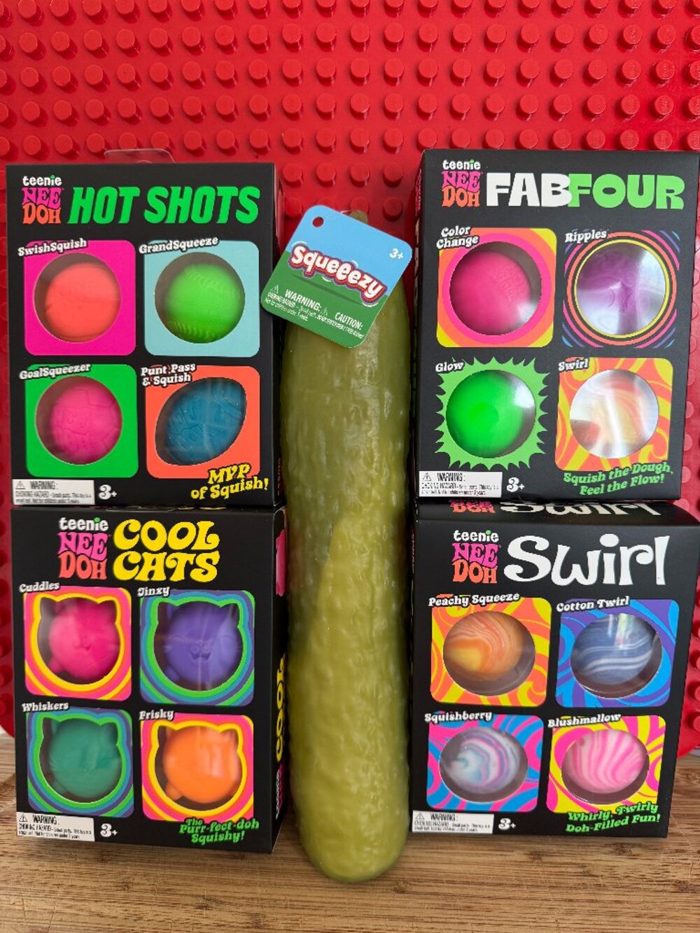 NEW!😍TEENIE NEEDOH 4 pack + PICKLE! 🥒 Ships super 🚀 !